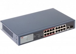 Switch Poe 16 + 1, 16 Puertos 10/100
